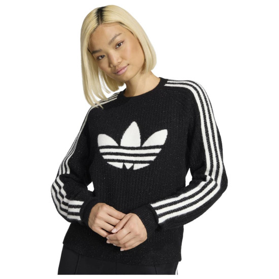 Adidas Γυναικεία πλεκτή μπλούζα Lurex Knit Crew